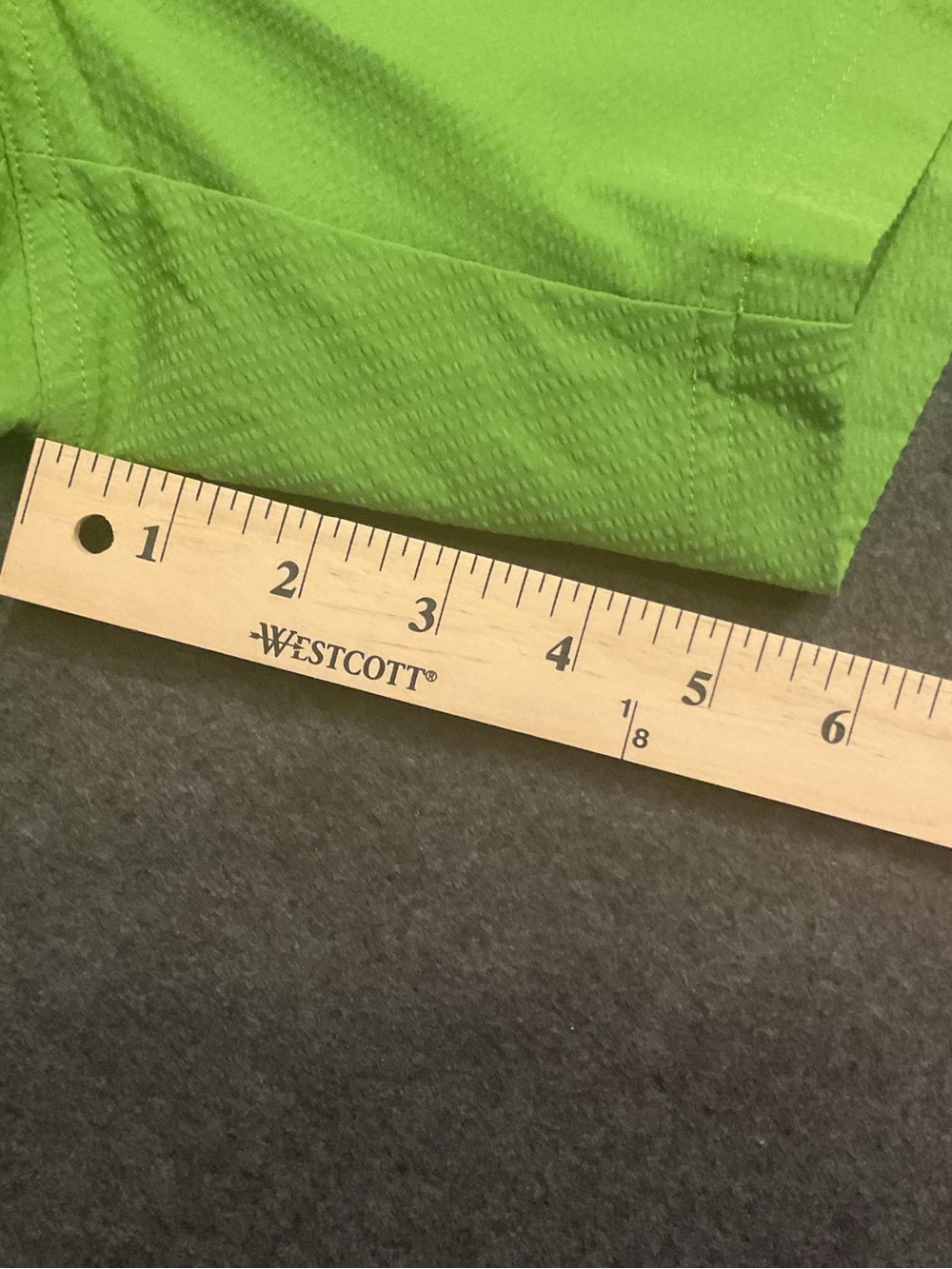 NWT VRST Men's Neon Green Athletic Shorts - Lightweight Performance M - Picture 11 of 11